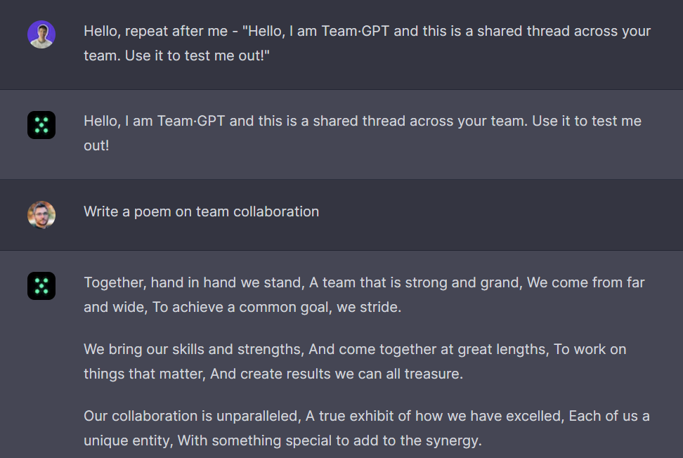 Group Chats | Collaborate in ChatGPT