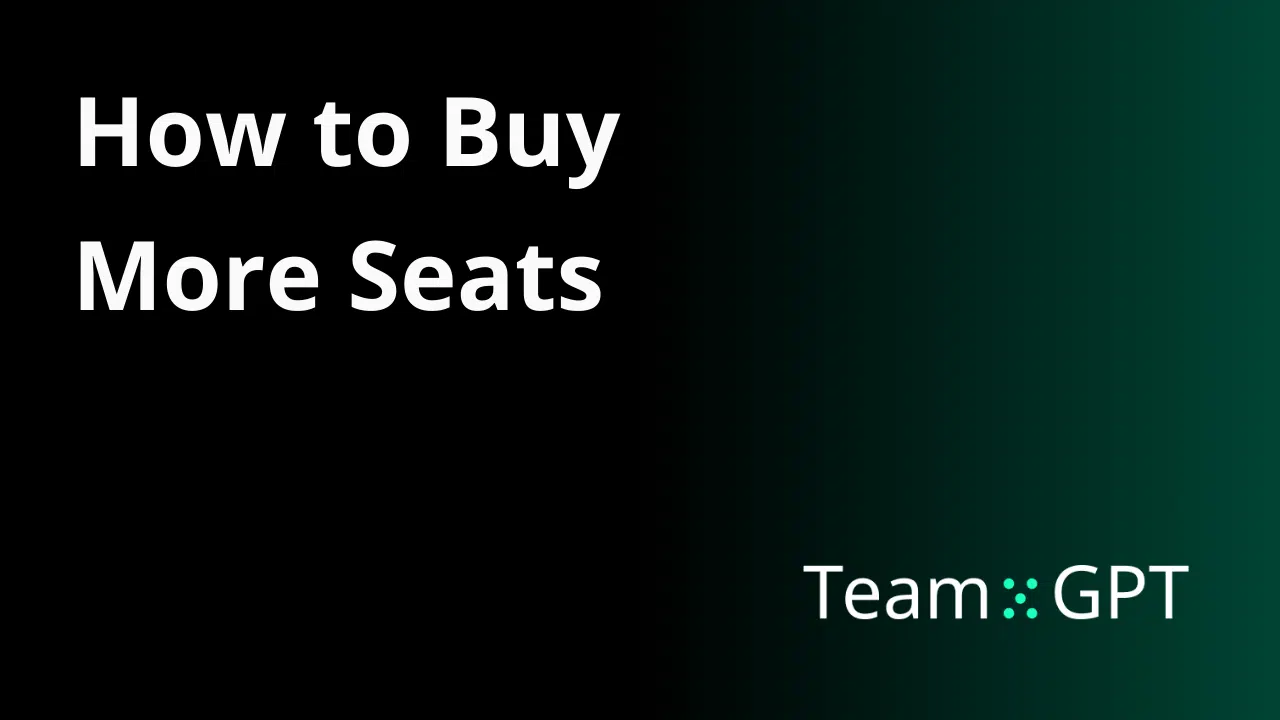 How To Buy More Seats 