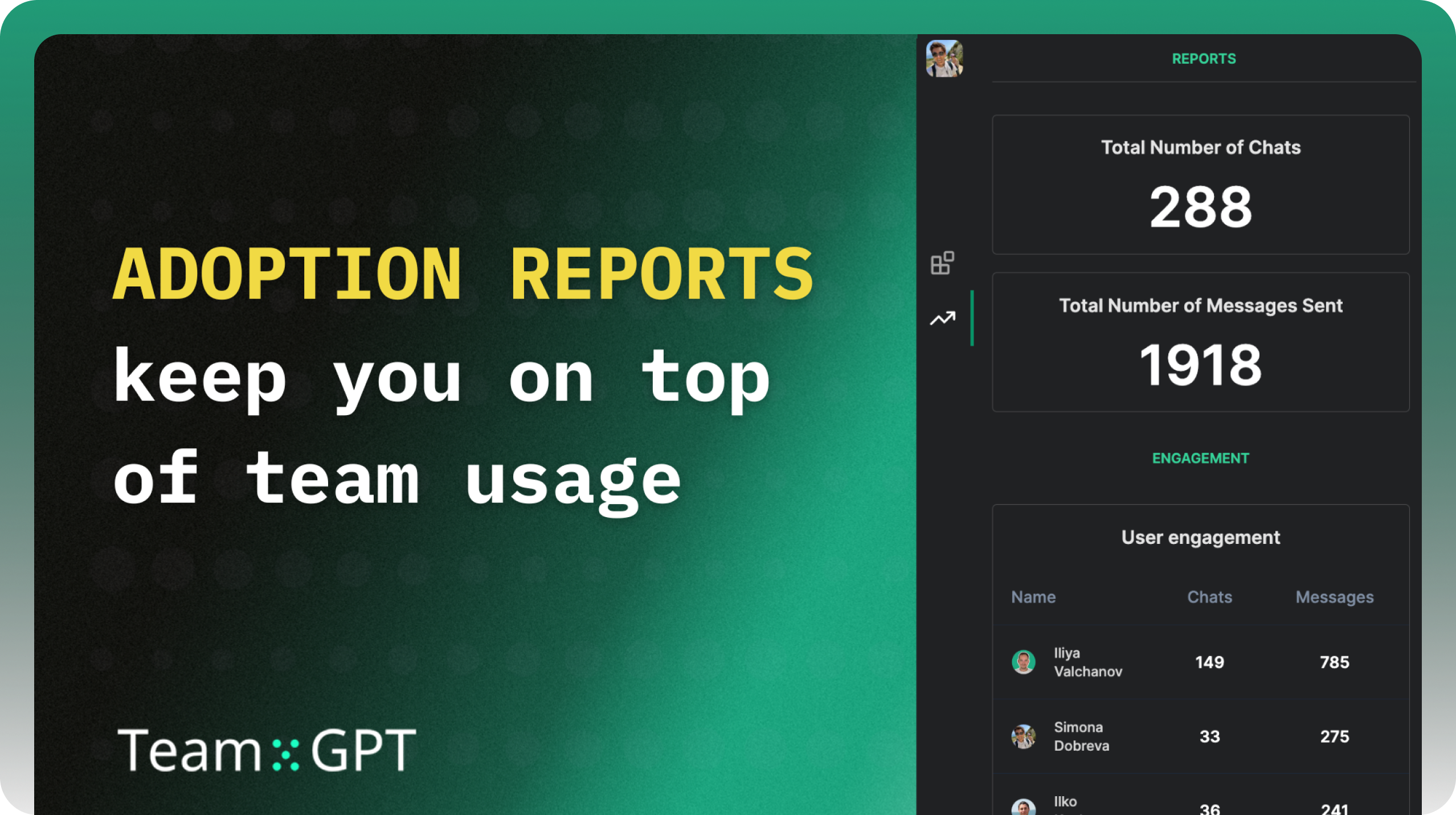 Adoption Reports for ChatGPT usage