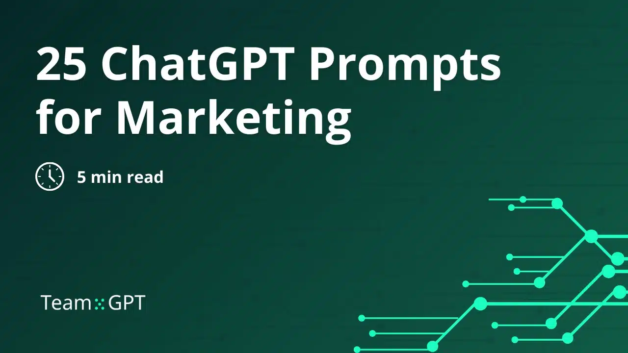 Header image for Best 25 Chatgpt Prompts for Marketing