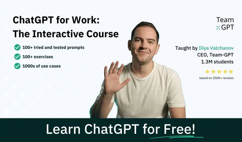 ChatGPT for work: The free interactive course