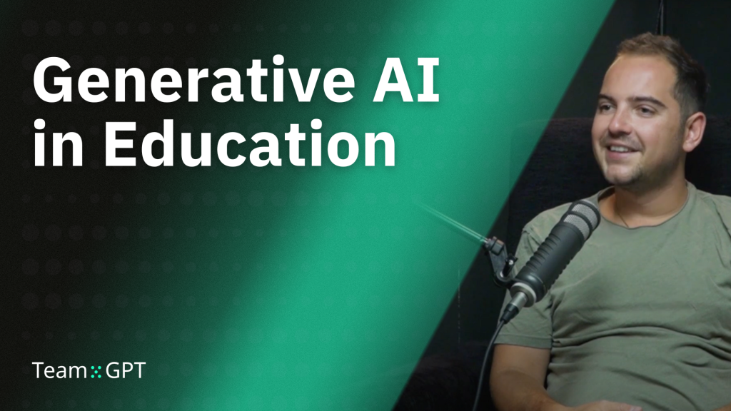 Generative AI in Education