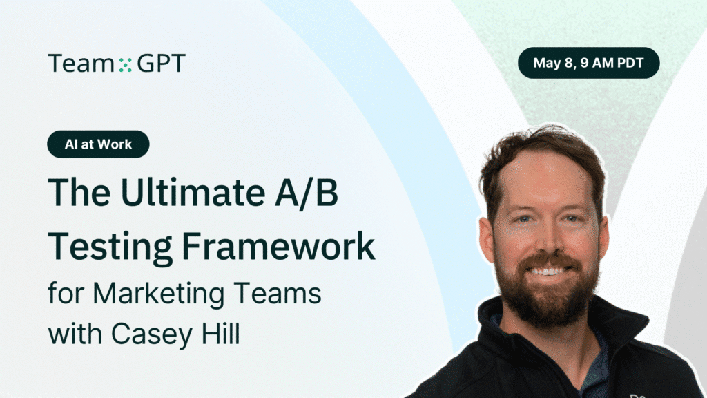 The ultimate A/B Tetsing Framework for Marketing teams with Casey Hill