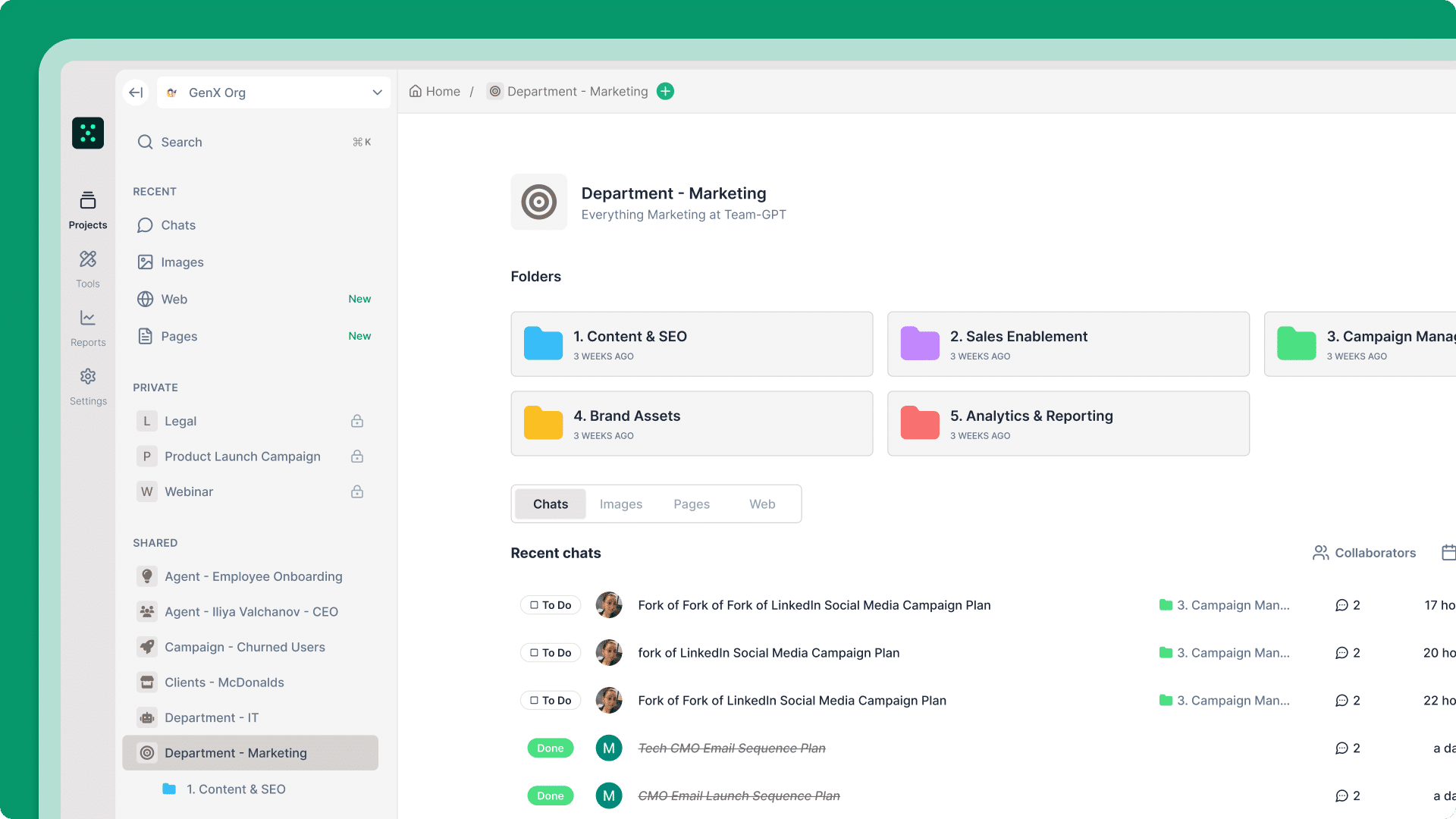 Team Collaboration Demo