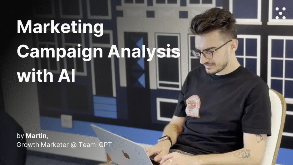 marketing analysis with Ai